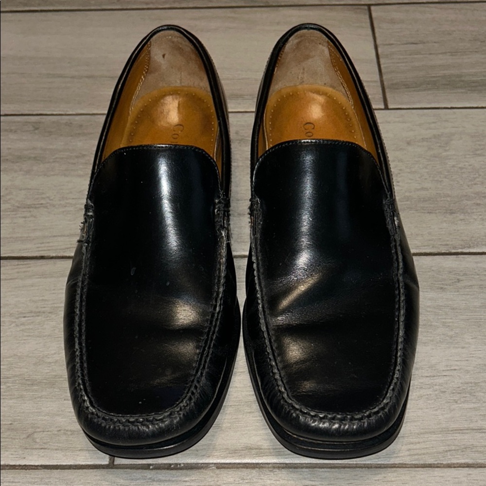 Black Cole Haan Leather Men's Loafers. Sz 10. Good used condition.